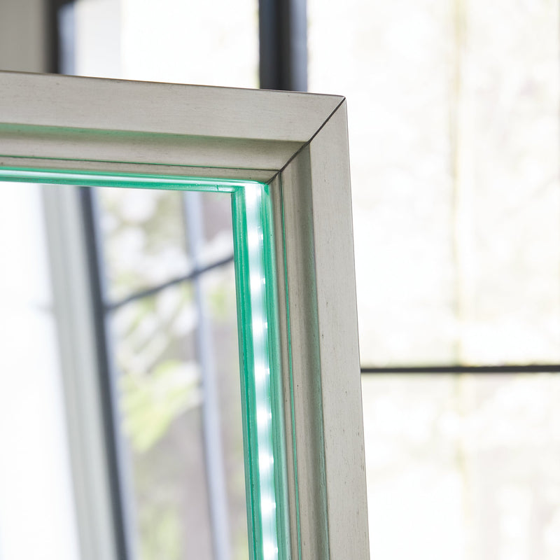 Evesen Floor Standing Mirror/Storage - Theo's Factory Direct Mattress & Furniture (Columbus, OH)