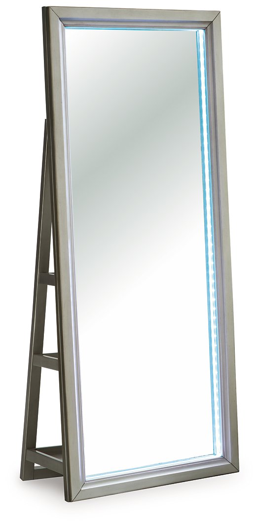 Evesen Floor Standing Mirror/Storage - Theo's Factory Direct Mattress & Furniture (Columbus, OH)