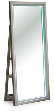Evesen Floor Standing Mirror/Storage - Theo's Factory Direct Mattress & Furniture (Columbus, OH)