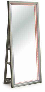 Evesen Floor Standing Mirror/Storage - Theo's Factory Direct Mattress & Furniture (Columbus, OH)