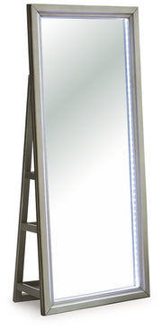 Evesen Floor Standing Mirror/Storage - Theo's Factory Direct Mattress & Furniture (Columbus, OH)