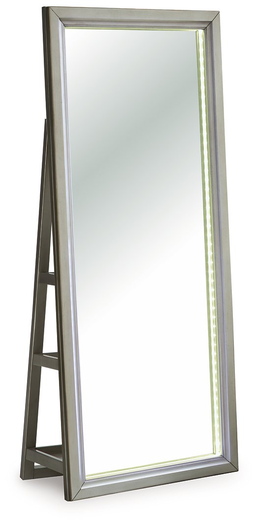 Evesen Floor Standing Mirror/Storage - Theo's Factory Direct Mattress & Furniture (Columbus, OH)