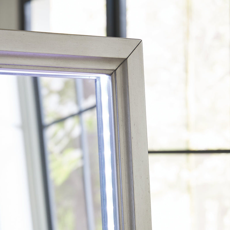 Evesen Floor Standing Mirror/Storage - Theo's Factory Direct Mattress & Furniture (Columbus, OH)