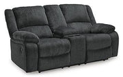 Draycoll Reclining Loveseat with Console - Theo's Factory Direct Mattress & Furniture (Columbus, OH)