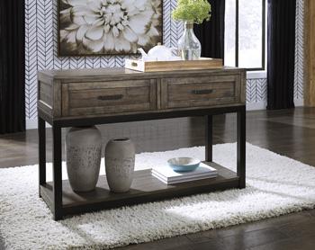 Johurst Sofa/Console Table - Theo's Factory Direct Mattress & Furniture (Columbus, OH)