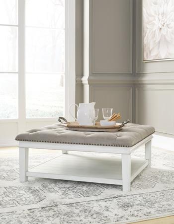Kanwyn Upholstered Ottoman Coffee Table - Theo's Factory Direct Mattress & Furniture (Columbus, OH)