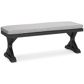 Beachcroft Outdoor Bench with Cushion - Theo's Factory Direct Mattress & Furniture (Columbus, OH)