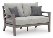 Hillside Barn Outdoor Loveseat with Cushion - Theo's Factory Direct Mattress & Furniture (Columbus, OH)