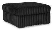 Midnight-Madness Oversized Accent Ottoman - Theo's Factory Direct Mattress & Furniture (Columbus, OH)