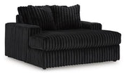 Midnight-Madness Oversized Chaise - Theo's Factory Direct Mattress & Furniture (Columbus, OH)