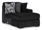 Midnight-Madness Sectional Sofa with Chaise - Theo's Factory Direct Mattress & Furniture (Columbus, OH)