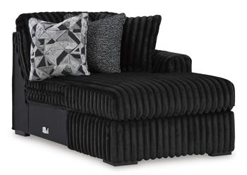 Midnight-Madness Sectional Sofa with Chaise - Theo's Factory Direct Mattress & Furniture (Columbus, OH)