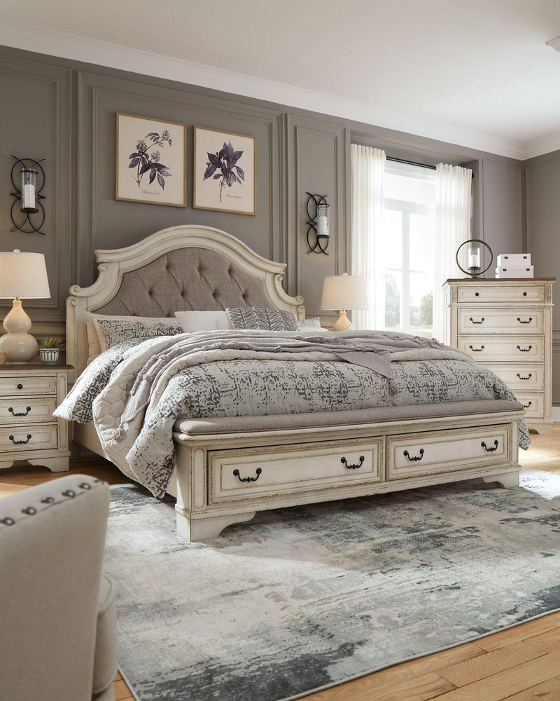 Realyn Upholstered Bed - Theo's Factory Direct Mattress & Furniture (Columbus, OH)