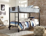 Dinsmore Bunk Bed with Ladder - Theo's Factory Direct Mattress & Furniture (Columbus, OH)