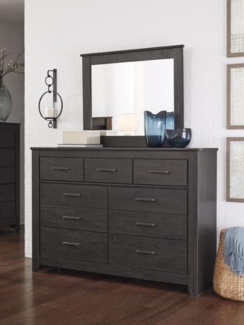 Brinxton Dresser and Mirror - Theo's Factory Direct Mattress & Furniture (Columbus, OH)