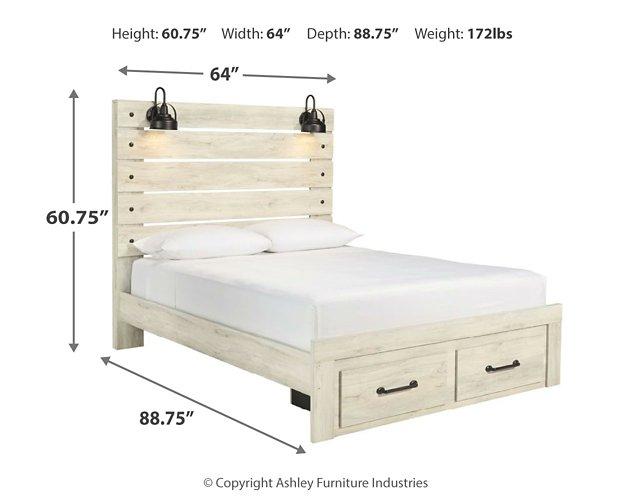 Cambeck Bed with 2 Storage Drawers - Theo's Factory Direct Mattress & Furniture (Columbus, OH)