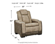 Next-Gen DuraPella Power Recliner - Theo's Factory Direct Mattress & Furniture (Columbus, OH)