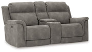 Next-Gen DuraPella Power Reclining Loveseat with Console - Theo's Factory Direct Mattress & Furniture (Columbus, OH)