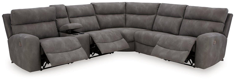 Next-Gen DuraPella Power Reclining Sectional - Theo's Factory Direct Mattress & Furniture (Columbus, OH)