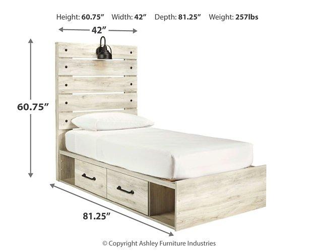 Cambeck Bed with 4 Storage Drawers - Theo's Factory Direct Mattress & Furniture (Columbus, OH)