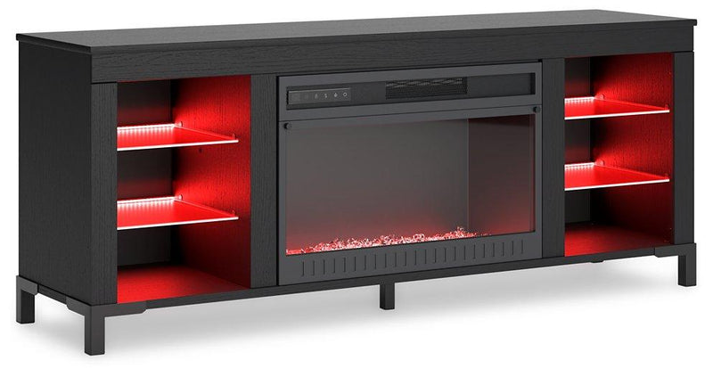 Cayberry Entertainment Center with Electric Fireplace - Theo's Factory Direct Mattress & Furniture (Columbus, OH)