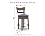 Caitbrook Counter Height Bar Stool - Theo's Factory Direct Mattress & Furniture (Columbus, OH)