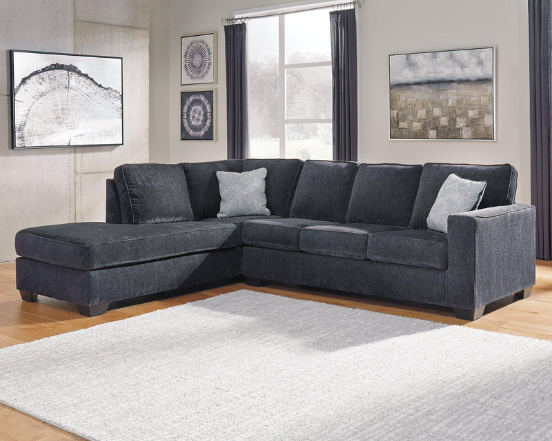 Altari Sleeper Sectional with Chaise - Theo's Factory Direct Mattress & Furniture (Columbus, OH)