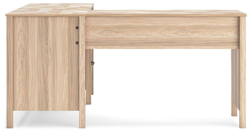 Battelle 60" Home Office Desk with Return - Theo's Factory Direct Mattress & Furniture (Columbus, OH)