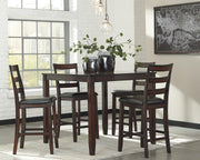 Coviar Counter Height Dining Table and Bar Stools (Set of 5) - Theo's Factory Direct Mattress & Furniture (Columbus, OH)