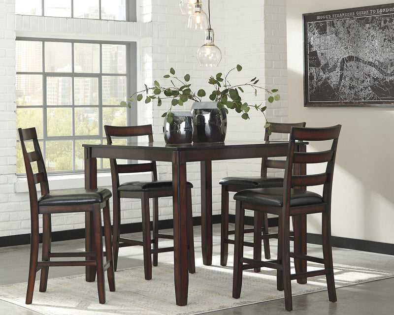 Coviar Counter Height Dining Table and Bar Stools (Set of 5) - Theo's Factory Direct Mattress & Furniture (Columbus, OH)