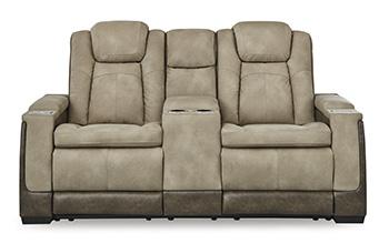 Next-Gen DuraPella Power Reclining Loveseat with Console - Theo's Factory Direct Mattress & Furniture (Columbus, OH)