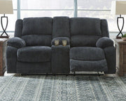 Draycoll Reclining Loveseat with Console - Theo's Factory Direct Mattress & Furniture (Columbus, OH)