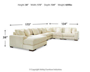 Lindyn Sectional with Chaise - Theo's Factory Direct Mattress & Furniture (Columbus, OH)