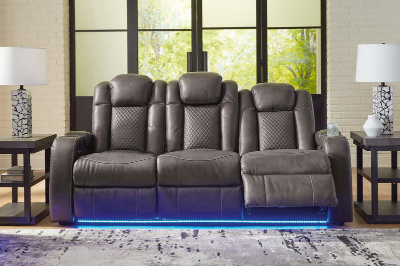 Fyne-Dyme Power Reclining Sofa - Theo's Factory Direct Mattress & Furniture (Columbus, OH)