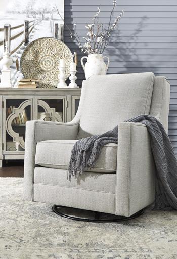 Kambria Swivel Glider Accent Chair - Theo's Factory Direct Mattress & Furniture (Columbus, OH)