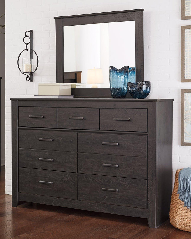 Brinxton Dresser and Mirror - Theo's Factory Direct Mattress & Furniture (Columbus, OH)