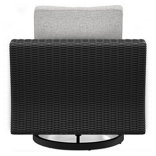 Beachcroft Outdoor Swivel Lounge with Cushion - Theo's Factory Direct Mattress & Furniture (Columbus, OH)