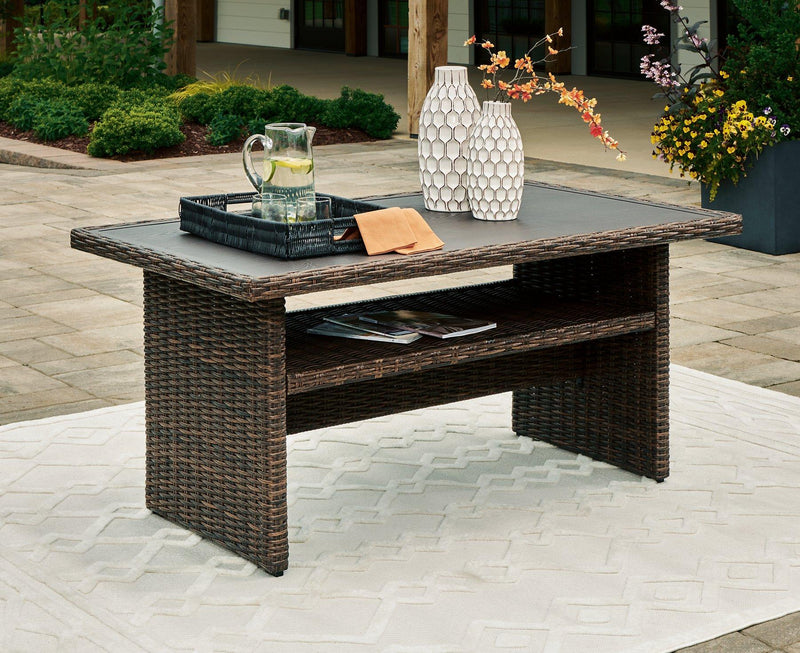 Brook Ranch Outdoor Multi-use Table - Theo's Factory Direct Mattress & Furniture (Columbus, OH)