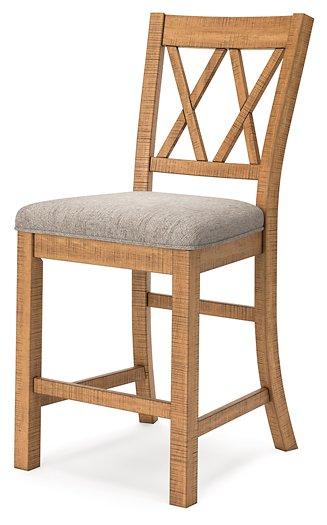 Havonplane Counter Height Barstool - Theo's Factory Direct Mattress & Furniture (Columbus, OH)