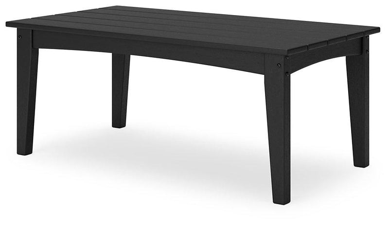 Hyland wave Outdoor Coffee Table - Theo's Factory Direct Mattress & Furniture (Columbus, OH)