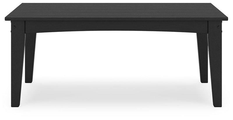 Hyland wave Outdoor Coffee Table - Theo's Factory Direct Mattress & Furniture (Columbus, OH)