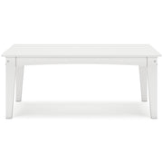 Hyland wave Outdoor Coffee Table - Theo's Factory Direct Mattress & Furniture (Columbus, OH)