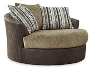 Alesbury Oversized Swivel Accent Chair - Theo's Factory Direct Mattress & Furniture (Columbus, OH)