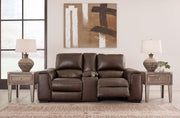 Alessandro Power Reclining Loveseat with Console - Theo's Factory Direct Mattress & Furniture (Columbus, OH)