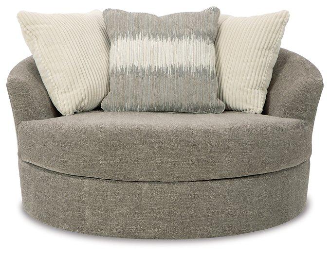 Creswell Oversized Swivel Accent Chair - Theo's Factory Direct Mattress & Furniture (Columbus, OH)
