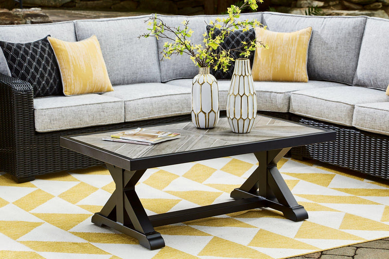 Beachcroft Outdoor Coffee Table - Theo's Factory Direct Mattress & Furniture (Columbus, OH)