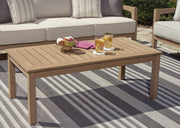 Hallow Creek Outdoor Coffee Table - Theo's Factory Direct Mattress & Furniture (Columbus, OH)