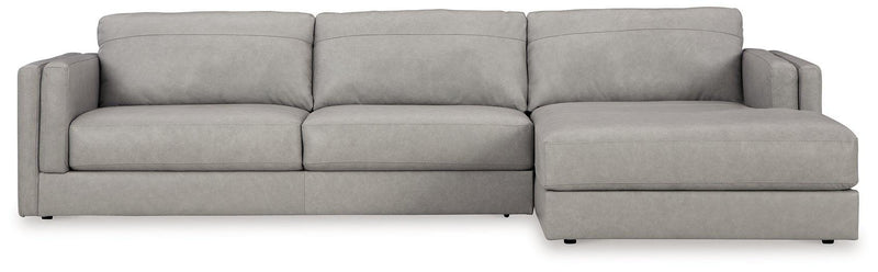 Amiata Sectional with Chaise - Theo's Factory Direct Mattress & Furniture (Columbus, OH)