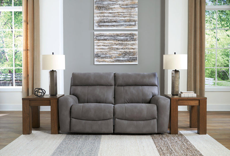 Next-Gen DuraPella Power Reclining Sectional Loveseat - Theo's Factory Direct Mattress & Furniture (Columbus, OH)