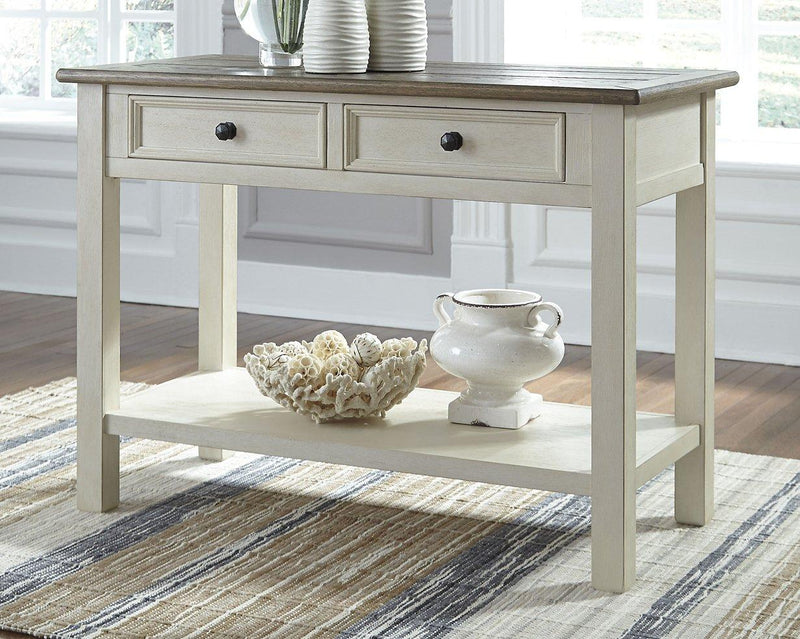 Bolanburg Sofa/Console Table - Theo's Factory Direct Mattress & Furniture (Columbus, OH)